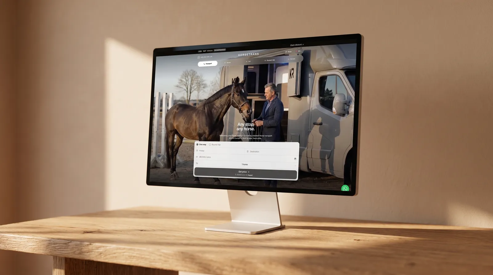 Horsetrans, Preprava koní po Európe s dopytom na pár klikov.