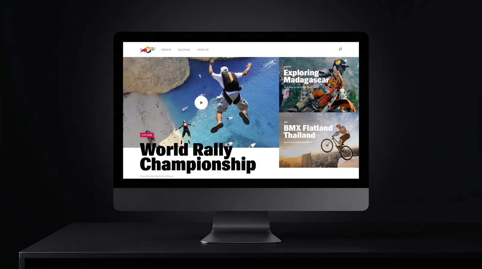 Red Bull, Kampaňový web, ktorý drží tempo značky.